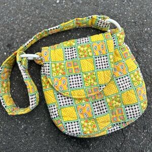 Adorable Cottagecore 60s / 70s Quilted Purse